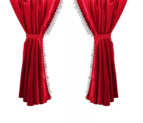 Rosso tende ghiere - rosso,