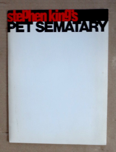 Stephen king pet sematary - king's,