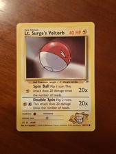 Lt Surge Voltorb Pokemon Card