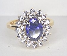 Anello oro 18 kt con Zaffiro