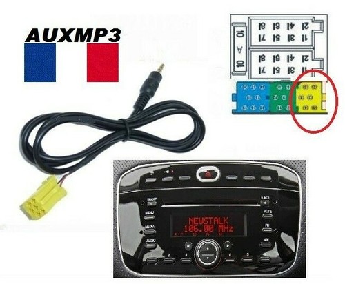 Cavo ausiliario autoradio - cavo, fiat
