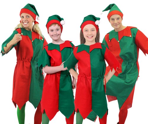 Costume elfo natale adulto - natale,