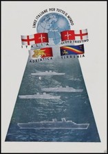 PUBBLICITA' 1937 LINEE NAVE