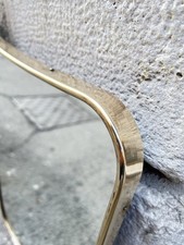 SPECCHIO DELI ANNI 50 GIO PONTI ITALIAN DESIGN VETRO OTTONE GLASS BRASS MIRROR