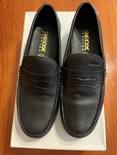 Mocassini Pelle Nero Uomo Geox