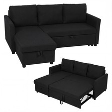 HOMCOM Divano Letto Effetto