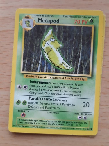 Metapod carta pokémon - metapod,