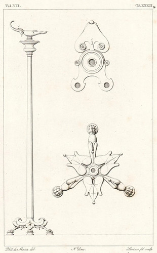 Antica stampa del 1800 - del,