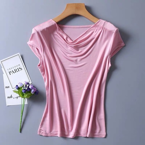 Shirt donna seta viscosa - t-shirt,