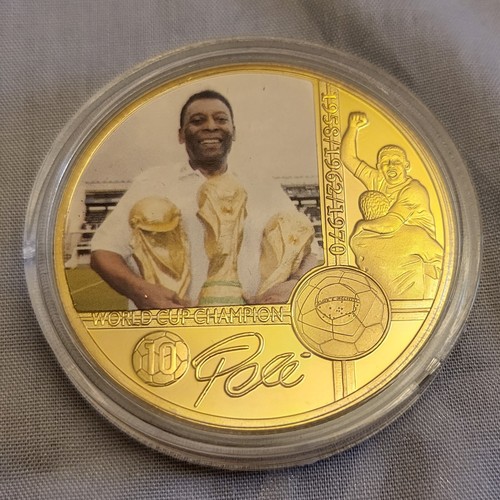 Pele gold coin time world - pele,