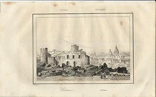 Stampa antica CATANIA veduta