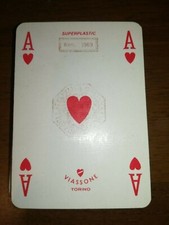 1960 vecchie carte da gioco