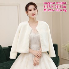 Donna Sposa Pelliccia Finta