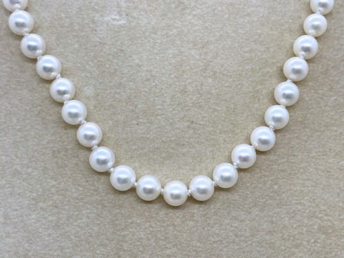 Collana girocollo con perle - collana,
