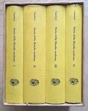 ERNST CASSIRER STORIA DELLA FILOSOFIA MODERNA EINAUDI 1961 COFANETTO 4 VOLUMI