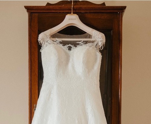 Abito sposa pizzo bianco - abito,