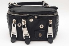 Moschino black leather - moschino,