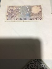 500 LIRE DI CARTA 14/2/1974-2/4/1979 FDS con 3 numeri di serie uguali