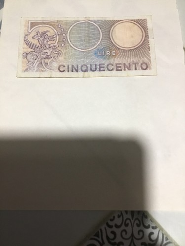 500 lire carta - lire, di