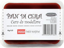 , Pan Di Cera, Pasta Morbida Rossa Da Modellare, Ottenuta Con Cere Pure, Può Ess
