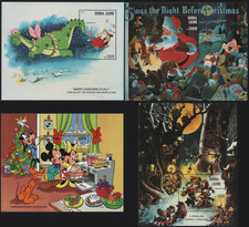 4 Foglietti "Personaggi Disney