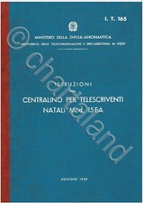 RADIO INSTRUMENTATION Telescrivente Natali 15EA 1955 IT165 Manual   - DVD