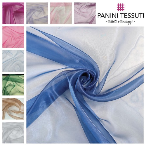 Tessuto organza tinta unita - organza, h