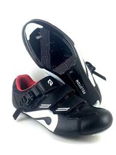 Scarpe da ciclismo Peloton EU 42 UK 8 adulti nere bianche rosse bici ciclismo spinning