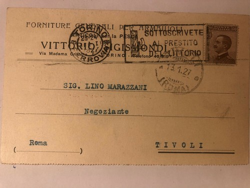 Cartolina pubblicitaria - cartolina,