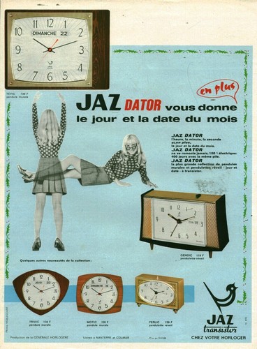 Publicité ancienne jaz - publicité,
