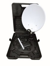 KIT SATELLITARE PARABOLA CAMPER CAMPING IN VALIGETTA INSTALLAZIONE RAPIDA