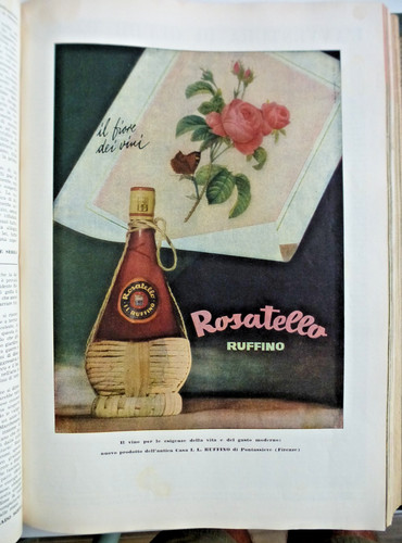 Pubblicità 1952 rosatello - rosatello,