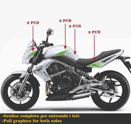 Set adesivi kawasaki - set,