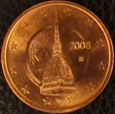 Italia eurocent 2008 - italia,