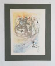 Salvador Dalì Tavola Originale Pater Noster 1966 Firmato Su Lastra