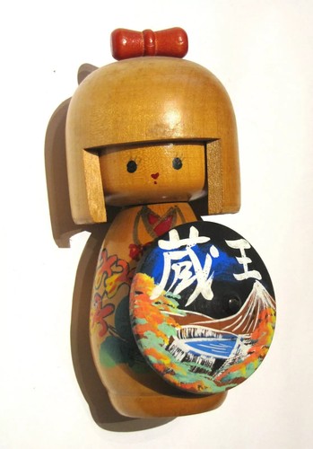 Kokeshi bambola legno