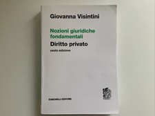 Libro Diritto Privato. Offertissima Da 43€ A 23,90€. Zanichelli, G.Visintini