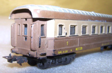 Carrozza 4 assi FS 1 classe castano isabella della LIMA ITALY: buona (FS53)