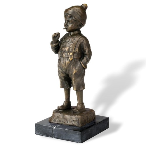 Scultura bronzo ragazzo che - in,