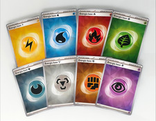 Lotto 8 Carte Pokemon Energia
