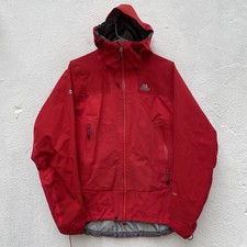 Giacca Attrezzatura Montagna Rupal G Donna 14 Grande Rossa con Cappuccio Full Zip Goretex