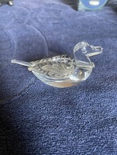 Saliera Antica In Cristallo E Argento