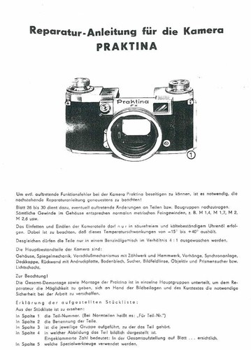 Raro manuale riparazione