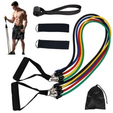 Fasce di Resistenza Fasce Fitness 11pz Fascia Ginnastica Resistance Expander Set Yoga