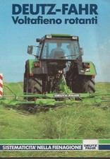 DEUTZ FAHR VOLTAFIENO ROTANTE BROCHURE PUBBLICITARIA