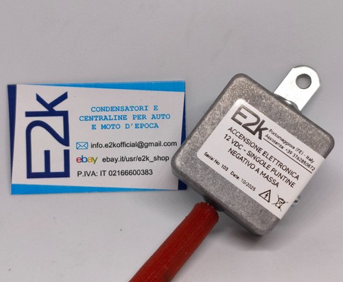 Accensione elettronica 12v - 6v,