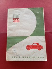 FIAT 500 C 500C Furgoncino Giardiniera Belvedere USO MANUTENZIONE   1949