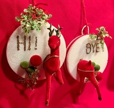 Targa di benvenuto, cervo