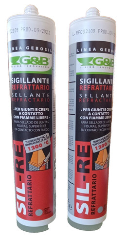 2pz mastice refrattario - mastice,