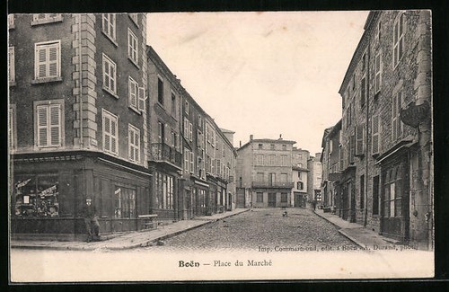 Cpa boen sur - boen-sur-lignon,, du